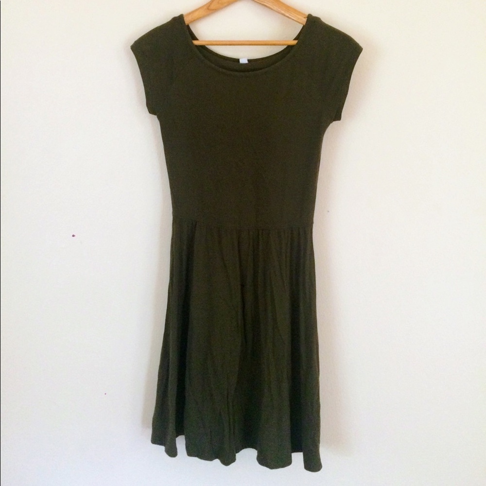 Green Skater Dress